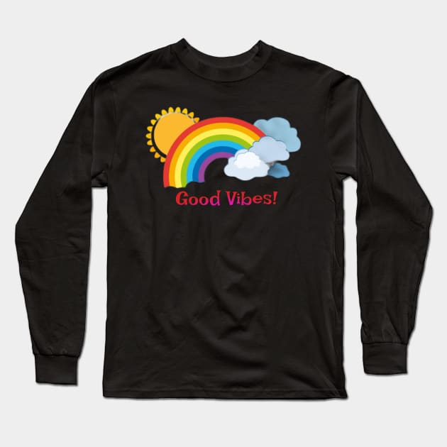 Good Vibes - Spread the Positivity! Long Sleeve T-Shirt by Be The Ignite